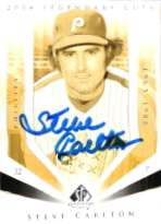 Autographed STEVE CARLTON 2004 Upper Deck Legendery Cuts