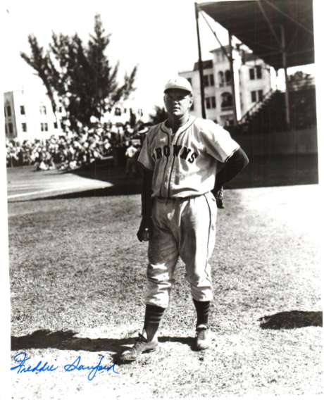 AUTOGRAPHED  FREDDIE SANFORD 8x10  St. Louis Browns Photo