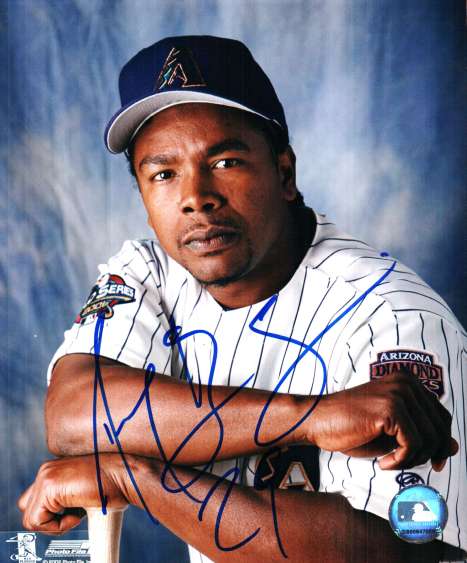 Autographed REY SANCHEZ Arizona Diamondbacks Photo