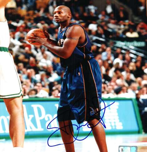 Autographed ISAAC AUSTIN Washington Wizards Photo