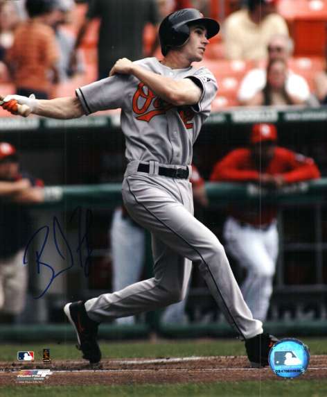 AUTOGRAPHED BRANDON FAHEY photo  Baltimore Orioles