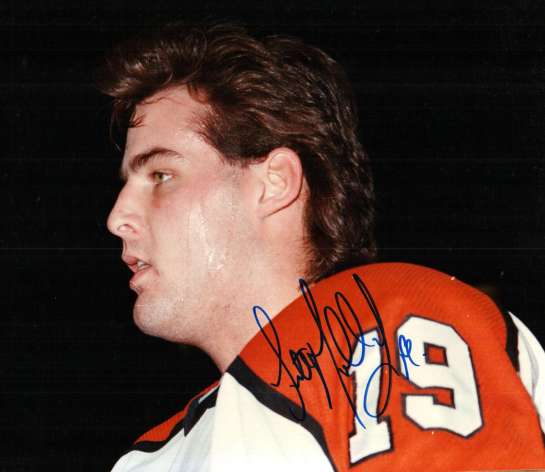 Autographed SCOTT MELLANBY photo - Philadelphia Flyers