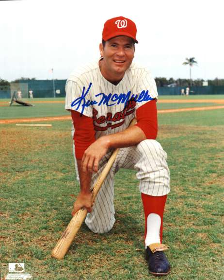 AUTOGRAPHED KEN MCMULLEN photo  Washington Senators