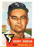 Autographed HARRY DORISH 1953 Topps Archives Card