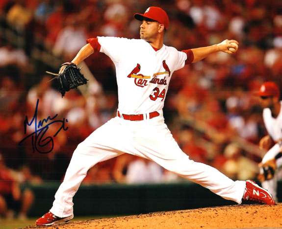 AUTOGRAPHED Marc W. Rzepczynski 8x10 St. Louis Cardinals photo