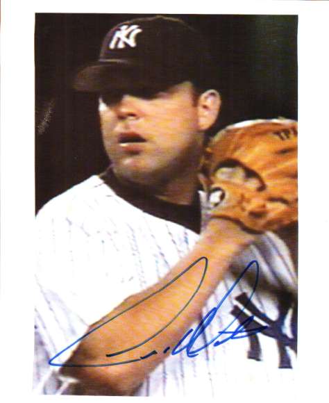 AUTOGRAPHED ALLEN WATSON 8X10 photo  New York Yankees