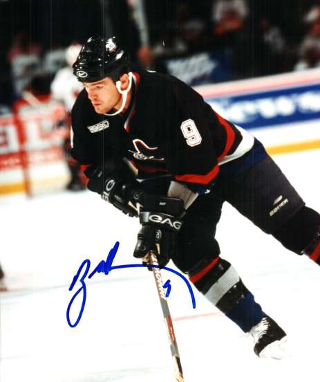 Autographed BRAD MAY Canucks Photos