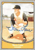 Signed  VERN LAW Pacific Legends Card