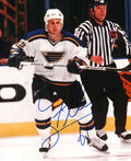 Autographed CORY STILLMAN 8X10 St. Louis Blues Photo