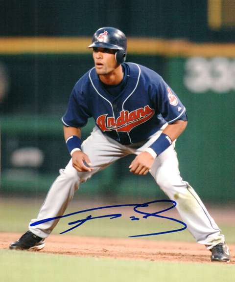 AUTOGRAPHED FRANKLIN GUTIERREZ 8X10 Cleveland Indians Photo