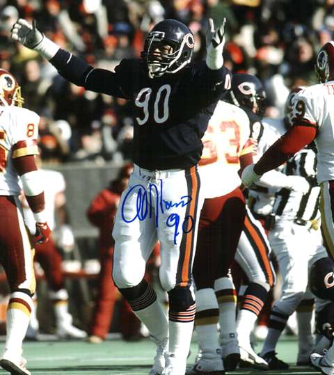 Autographed AL HARRIS 8x10 Chicago Bears Photo