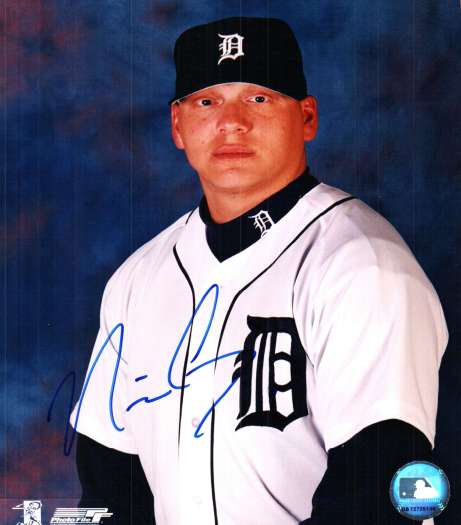 AUTOGRAPHED  photo NATE CORNEJO Detroit Tigers