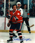 Autographed YVAN COURNOYER 8x10 Montreal Canadiens Photo