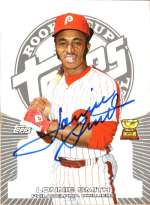 Autographed LONNIE SMITH 2005 TOPPS ROOKIE CUP CARD