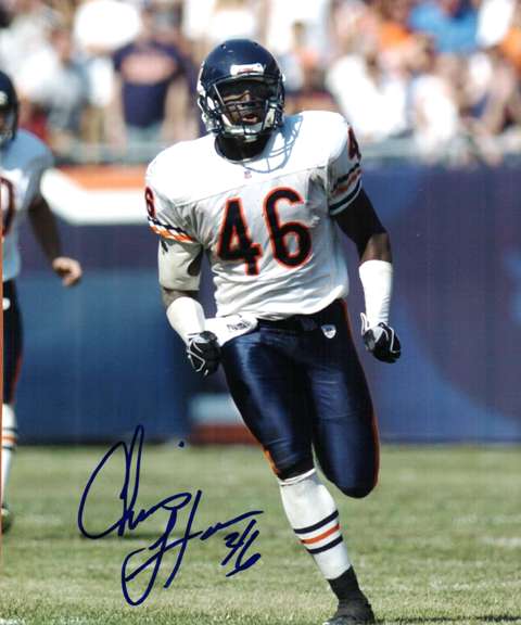 Autographed Photo - CHRIS HARRIS Chicago Bears