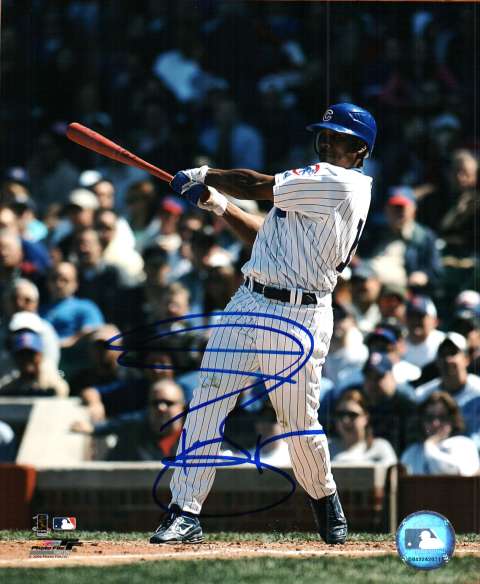 AUTOGRAPHED JACQUE JONES 8x10 Chicago Cubs Photo