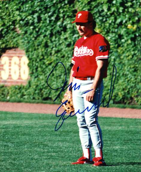 AUTOGRAPHED  JIM EISENREICH 8x10 Philadelphia Phillies Photo