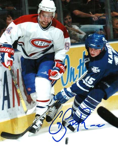 Autographed GUILLAUME LATENDRESSE Montreal Canadiens Photo