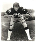 Autographed  GERRY MULLINS photo Pittsburgh Steelers