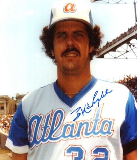 AUTOGRAPHED BO MCLAUGHLIN Atlanta Braves photo