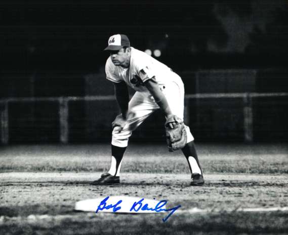AUTOGRAPHED BOB BAILEY Montreal Expos Photo