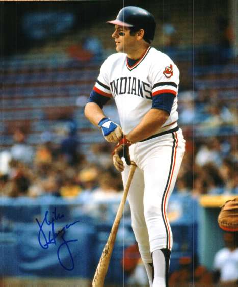 AUTOGRAPHED MIKE HARGROVE photo  Cleveland Indians
