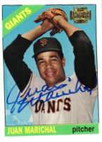 JUAN MARICHAL Autographed 2002 Topps Archive Card