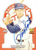 Autographed RON SANTO 2005 TOPPS ROOKIE CUP CARD