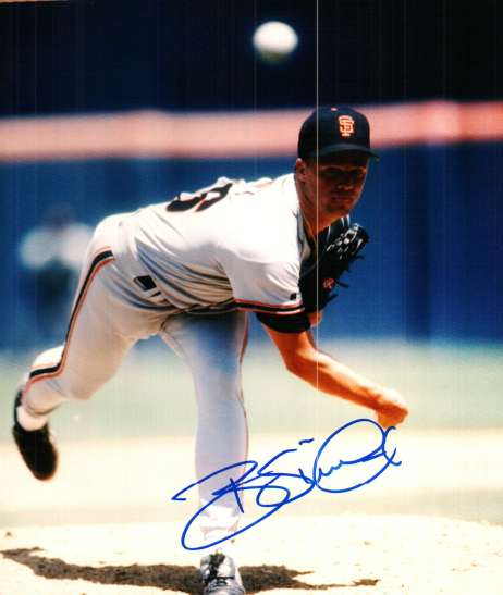 AUTOGRAPHED  BILL SWIFT  San Francisco Giants Photo
