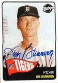 Autographed JIM BUNNING 2003 Upper Deck Vintage Card