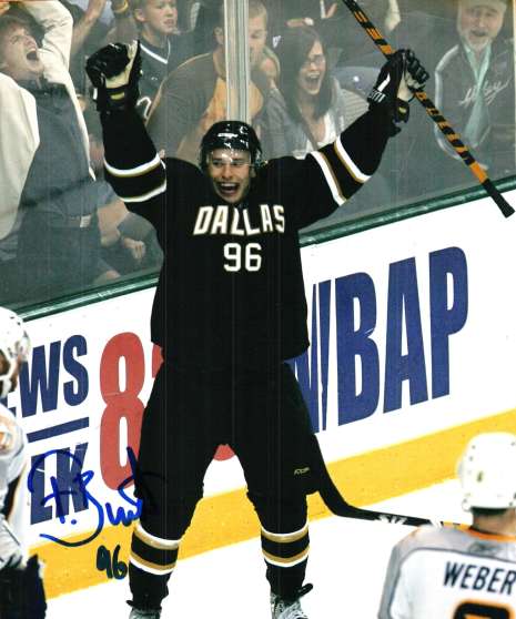 Autographed FABIAN BRUNNSTROM Dallas Stars  Photo