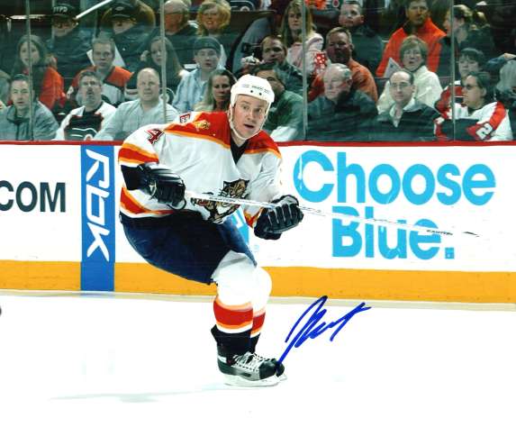 Autographed JAY BOUWMEESTER Florida Panthers Photo