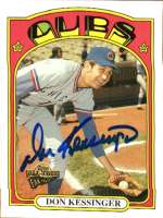 DON KESSINGER Autographed 2004 Topps Fan Favorites Card