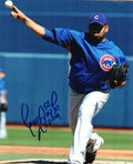 AUTOGRAPHED CARLOS SILVA 8X10 Chicago Cubs Photo