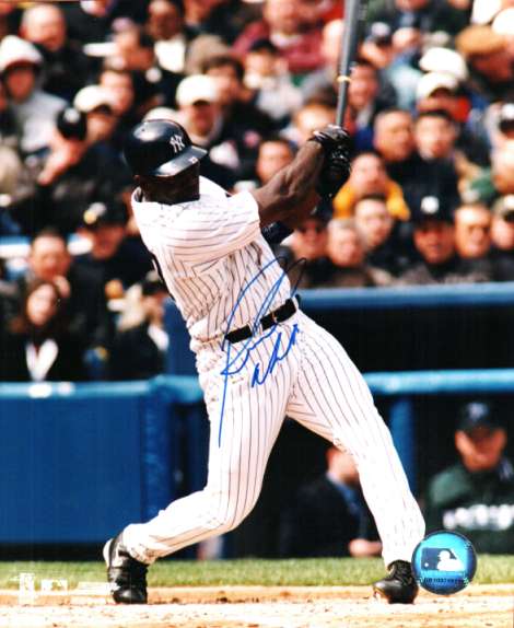 AUTOGRAPHED RONDELL WHITE 8X10  New York Yankees Photo