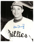 AUTOGRAPHED CHICO FERNANDEZ 8x 10 photo  Philadelphia Phillies