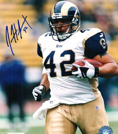 AUTOGRAPHED JAMES HODGINS photo St Louis Rams