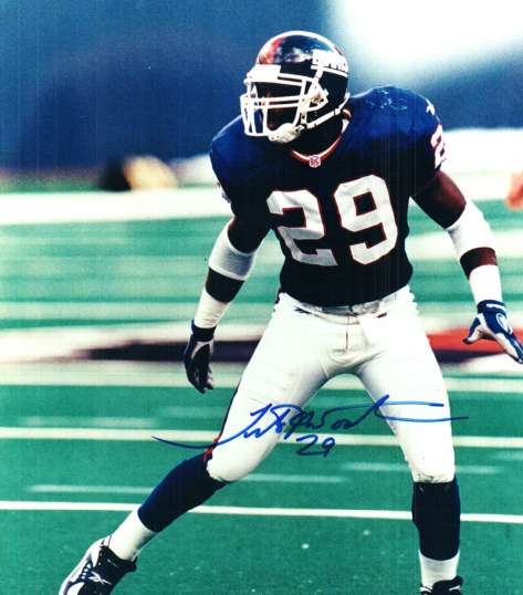 Autographed TITO WOOTEN 8x10 New York Giants photo