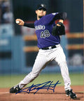 AUTOGRAPHED JOSE CAPELLAN 8X10 Colorado Rockies Photo