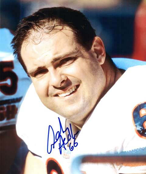 Autographed ANDY HECK 8X10 Chicago Bears Photo