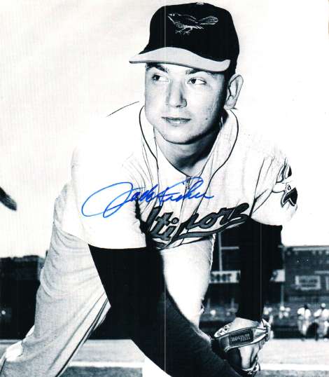 AUTOGRAPHED JACK FISHER photo  Baltimore Orioles