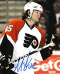 Autographed ARRON ASHAM 8X10 photo - Philadelphia Flyers