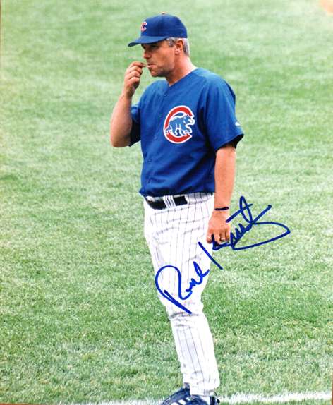 AUTOGRAPHED RICK KRAVITZ Chicago Cubs Photo