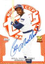 Autographed BILL MADLOCK 2005 TOPPS ROOKIE CUP CARD