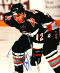Autographed RANDY BURRIDGE Buffalo Sabres Photo