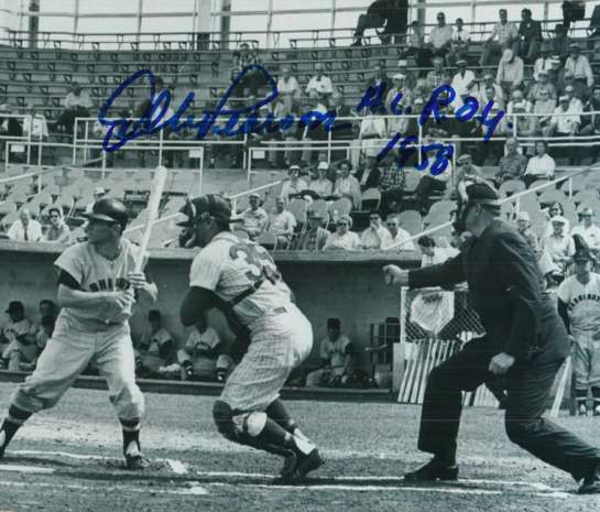 AUTOGRAPHED ALBIE PEARSON photo  Washington Senators