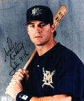 AUTOGRAPHED MIKE MATHENEY 8X10 photo  Milwaukee Brewers