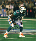 Autographed TWAN RUSSELL  Miami Dolphins  photo