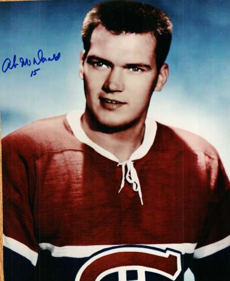 Autographed AB MCDONALD Montreal Canadiens Photo