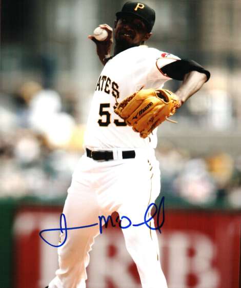 AUTOGRAPHED  photo JAMES MCDONALD - Pittsburgh Pirates